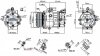 Компресор кондиціонера VOLKSWAGEN POLO V (6R, 6C) (09-) 1.6 I 16V -ua NISSENS 890659 (фото 6)