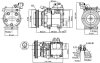 Компресор кондиціонера HYUNDAI ELANTRA (00-) 1.6 I 16V (+) -ua NISSENS 89085 (фото 5)