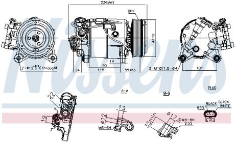 Компресор кондиціонера NISSENS 891019