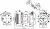 Компресор кондиціонера RENAULT CLIO 98- -ua NISSENS 89159 (фото 7)