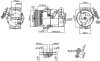 Компресор кондиціонера OPEL ASTRA H (04-) 1.3 CDTI|VAUXHALL ASTRA H (04-) 1.3 CDTI -ua NISSENS 89356 (фото 6)