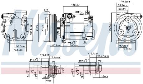 Компресор кондиціонера NISSENS 89549