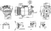 Компресор кондиціонера NISSAN QASHQAI (J10) (07-) 2.0 I 16V|RENAULT CLIO III (05-) 2.0 I 16V -ua NISSENS 89608 (фото 6)