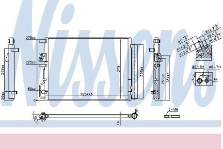Конденсер кондиціонера NISSENS 940771