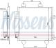 Конденсер кондиціонера NISSENS 94891 (фото 7)