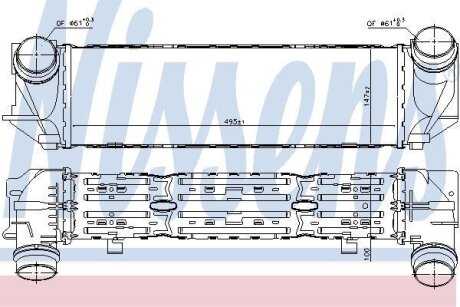 Радіатор наддуву NISSENS 96321