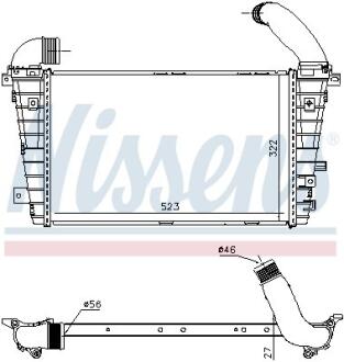 Радиатор наддува NISSENS 96586