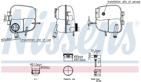 Бачок розширювальний NISSENS 996303