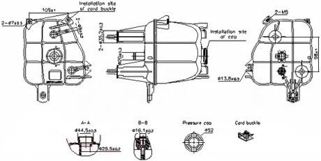 Бачок розширювальний NISSENS 996307
