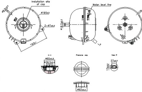Бачок розширювальний NISSENS 996313
