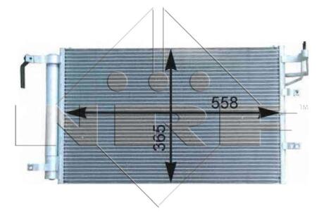 Конденсер кондиціонера NRF 35982