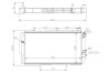Радіатор охолодження Audi 100/200 1.6-2.3 76-90 (opt-om) NRF 51311 (фото 5)