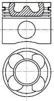 Поршень NURAL 87-114400-65
