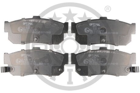 Фото гальмівні колодки дискові Optimal BP-09728 Гальмівні колодки дискові Optimal BP-09728