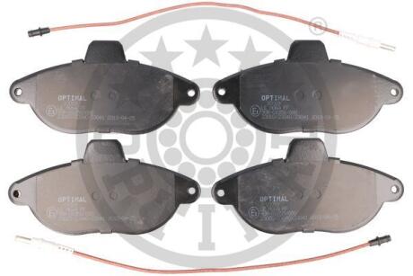 Тормозные колодки дисковые Optimal BP-10089