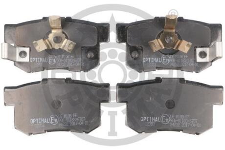 Тормозные колодки дисковые Optimal BP-12353