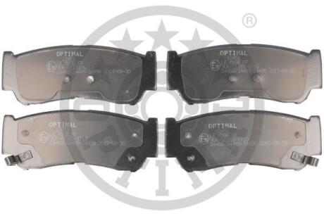 Тормозные колодки дисковые Optimal BP-12451