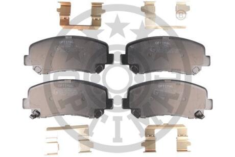 Тормозные колодки дисковые Optimal BP-12590