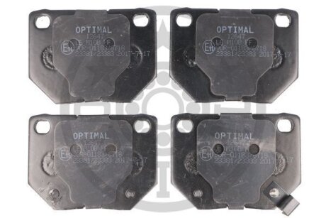 Гальмівні колодки дискові Optimal BP-12647
