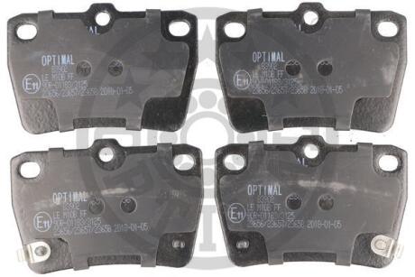 Тормозные колодки дисковые Optimal BP-83902