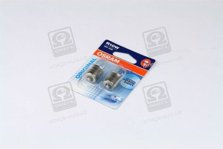 Лампа допоміжн. освітлення R10W 12V 10W ВА15s (2 шт) blister OSRAM 5008-02B