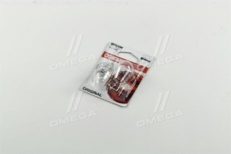 (к/т 2 шт) Автолампа (21W 12V W3X16D) OSRAM 7505-02B