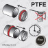 Сальник резинометаллический REAR Р/В 32X47X10 /ASW LD PTFE Payen NA5307 (фото 1)