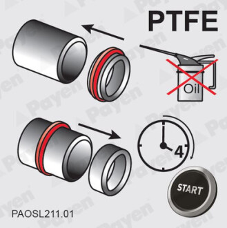 Сальник резинометаллический REAR Р/В 32X47X10 /ASW LD PTFE Payen NA5307