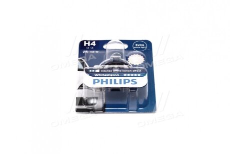 Автолампа галогенова 60/55W PHILIPS 12342WHVB1