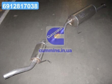 Глушитель с рез-ом NISSAN SERENA POLMOSTROW 15.110