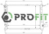 Радіатор охолоджування РАДИАТОР DAEWOO MATIZ 05- -ua PROFIT 1740-0102 (фото 1)