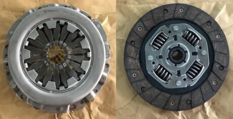 Комплект зчеплення К-Т СЦЕПЛ. (КОРЗ./ДИСК) FORD FIESTA 95-08. FUSION 02-12. MAZDA 2 03-07 -ua PROFIT 2525-1012