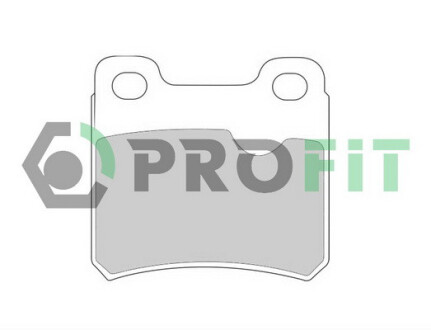 Колодки гальмівні дискові ЗАДН OPEL ASTRA A 91-98,CALIBRA 90-,KADETT E 86-91,VECTRA A 88-95 -ua PROFIT 5000-0586