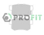 Колодки тормозные дисковые задние HONDA ACCORD,CIVIC, CRZ, INSIGHT,LEGEND 1.3I-3.5I 16V 91.01-,10.06-/ PROFIT 5000-0956 (фото 1)