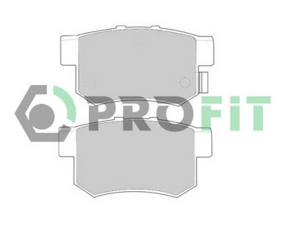 Колодки гальмівні дискові ЗАДН HONDA ACCORD,CIVIC, CRZ, INSIGHT,LEGEND 1.3I-3.5I 16V 91.01-,10.06-/ PROFIT 5000-0956
