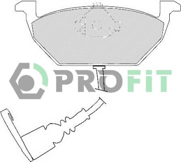 Колодки тормозные дисковые передние SEAT IBIZA 02-. TOLEDO 98-09. LEON 99-12. SKODA FABIA 99-14. OCTAVI PROFIT 5000-1398
