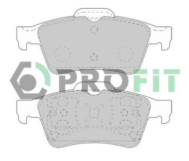 Колодки тормозные дисковые задние RENAULT LAGUNA II 1.6I 16V,1.8 16V,1.9 DTI, 1.9 DCI, 2.0, 2.0 16V, 2. PROFIT 5000-1540