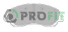 Колодки тормозные дисковые передние MITSUBISHI LANCER 03-,MITSUBISHI OUTLANDER 03-,MITSUBISHI SPACE RUN PROFIT 5000-1621 (фото 1)