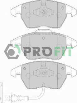 Колодки гальмівні дискові ПЕРЕДН SKODA OCTAVIA 04-13. SUPERB 08-15. VW GOLF 03-13. JETTA 05-. PASSAT PROFIT 5000-1641