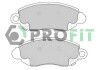 Колодки гальмівні дискові ПЕРЕДН FORD TRANSIT 2.4DI 00- -ua PROFIT 5000-1881 (фото 1)
