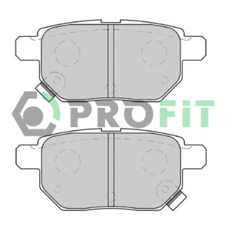 Колодки тормозные дисковые задние TOYOTA AURIS 1.8VVT-I HSD 10-,COROLLA 1.3VVT-I 1.6 08-,YARIS 1.0 VVT- PROFIT 5000-4042