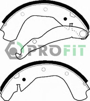 Колодки гальмівні барабанні ЗАДН OPEL ASCONA C 81-88, KADETT 84-91, VECTRA A 88-95 -ua PROFIT 5001-0198