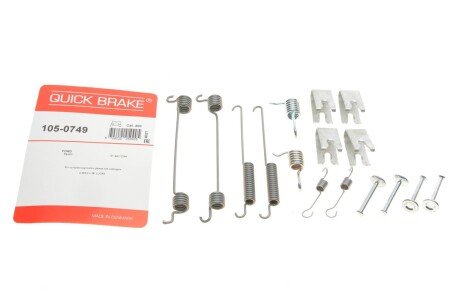 Комплект пружинок колодок ручника Ford Escort 90-95 (opt-om) QUICK BRAKE 105-0749