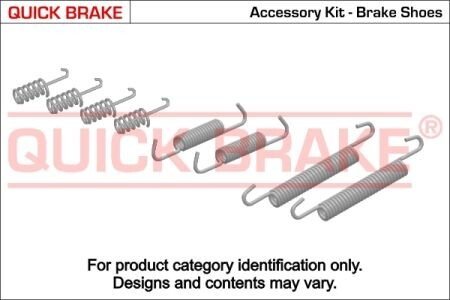 Комплект пружинок колодок ручника Volvo C70/S80/XC90/S60 01-14 (opt-om) QUICK BRAKE 105-0832