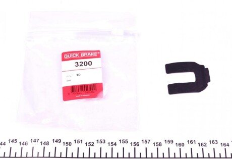 Клипса криплення (скоба) гальмивного шланга (Fiat/Mercedes/Renault) (opt-om) QUICK BRAKE 3200