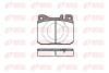 Колодки тормозные дисковые передние MB W123/S-CLASS W126/SL R107 01.1973- REMSA 0010.40 (фото 1)