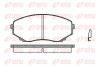 Колодки гальмівні дискові ПЕРЕДН MAZDA B2500,E2200 D,MPV 2.0TDI-2.5TD 96.02-,02.07- -ua REMSA 0397.00 (фото 1)