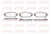 Колодки гальмівні дискові ПЕРЕДН HONDA ACCORD 1.6I 16V 98.07- -ua REMSA 0700.02 (фото 1)