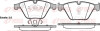 Колодки тормозные дисковые передние BMW 5(F10) 523I,528I,520D,525D,530D 2010- REMSA 0857.10 (фото 1)