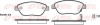 Колодки тормозные дисковые передние OPEL CORSA D 1.3CDTI 06- REMSA 0859.21 (фото 1)